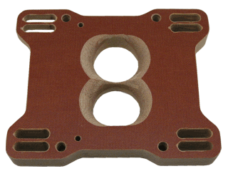 Model 5091 - Holley 500 - 2-Barrel to 4-Barrel manifold ("HOURGLASS" opening)